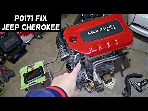 JEEP CHEROKEE CODE P0171 ENGINE LIGHT ON 2014 2015 2016 2017 2018 2019 2020