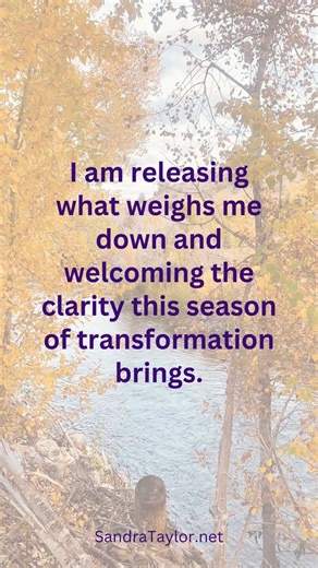 The equinox invites us to let go — just as the trees release their leaves. 🍁 𝐂𝐨𝐦𝐦𝐞𝐧𝐭 𝐑𝐄𝐋𝐄𝐀𝐒𝐄 𝐢𝐟 𝐲𝐨𝐮’𝐫𝐞 𝐫𝐞𝐚𝐝𝐲 𝐭𝐨 𝐫𝐞𝐥𝐞𝐚𝐬𝐞 𝐚𝐧𝐝 𝐫𝐞𝐧𝐞𝐰. ✨ | Sandra Anne Taylor
