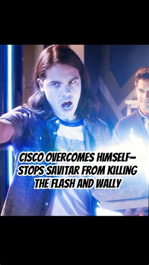 Cisco Overcomes Himself—Stops Savitar from Killing the Flash and Wally#shorts #theflash #shortvideo