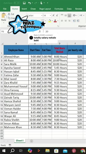 Calculate Salary and Hours in Excel: A Comprehensive Guide