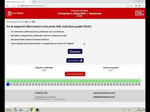 Simulazioni ECDL/ICDL - Modulo Computer Essentials - Sezione 1, Computer e dispositivi