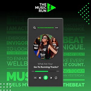 Step up your running game at The Music Run Singapore with the ultimate playlist companion — from high-energy bangers to inspiring melodies.  What are some of your favourite tracks to get your heart pumping and feet moving? Let us know in the comments below. #TheMusicRunSG #TMRSG #LiveTheBeat #Run #Music #Party | The Music Run | Facebook