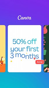 Holiday ideas come easier when you don’t need to start from scratch. Explore premium templates with 50% off Canva Pro for the first 3 months. Offer ends December 19, 2025. Terms and eligibility requirements apply. | Canva | Facebook