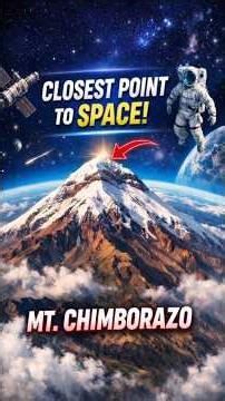 Everest അല്ല! സ്പേസിനോട് ഏറ്റവും അടുത്തുള്ള സ്ഥലം ഇതല്ലേ? 🏔️🚀 #Mrtravelite #SpaceFacts #shorts