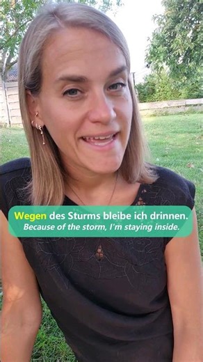 The Genitive prepositions "wegen" and "aufgrund" #germangrammar #lingonigerman #learngerman