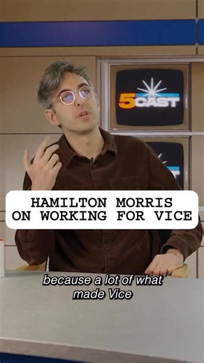 Channel Five on Instagram: "Hamilton Morris talks about his time working for Vice (full interview available now)"