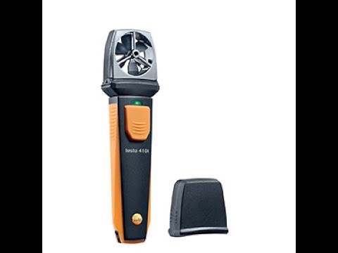 Testo 410i Small Vane Anemometer Tutorial