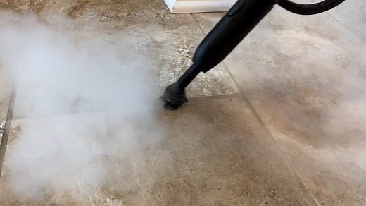 50K views · 71 reactions | Cleaning Tip #5: Apply high temperature, pressurized steam to your tile grout to easily blast away months of built-up grime! Watch and see how a Wagner employee used her steamer to go from dirty, dark grout lines to clean, clear grout in no time! | Wagner Painting | Facebook