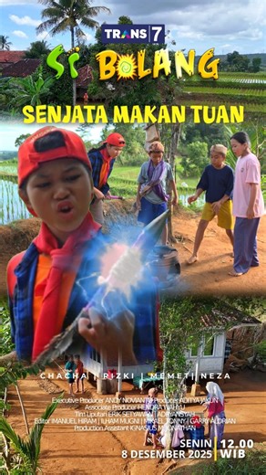 Si Bolang Bocah Petualang 🇮🇩 on Instagram: "Itumah bukan pensil Lang @chachahits tapiii "PEENNSILLL" 😂😂 Saksikan selengkapnya keseruang ngebolang siang ini pukul 12.00 WIB, di Trans 7 aja🥳 #sibolang #trans7 #ngebolang"