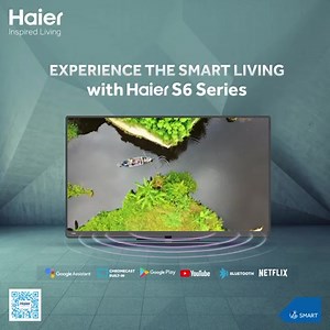 749K views · 1.6K reactions | Haier Brings you S6 Series, the real smart Tv With built in google assistant, high definition display and easy access to fulfil your entertainment needs! For more info: https://bit.ly/39bihVx #Haier #HaierLEDTV | Haier | Facebook