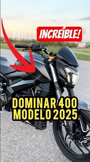 ¡NUEVA! DOMINAR 400 modelo 2025 ¿con motor de ktm? 🤯