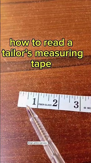 How to read Measuring tape| how to read tailoring tape