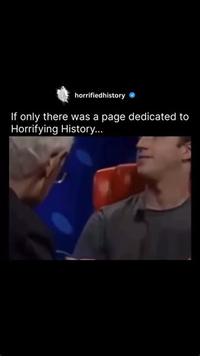 Horrifying History on Instagram: "For years, Mark Zuckerberg kept his answers polished and controlled. Algorithms, growth, the future — always on script. But when the Illuminati question surfaced, something shifted. A pause. A nervous smile. An answer that didn’t quite land. Some laughed it off. Others replayed the clip again and again. The moment passed… but the reaction lingered. The body language. The tension. The way the room felt different afterward. Maybe it was nothing. Maybe it was just