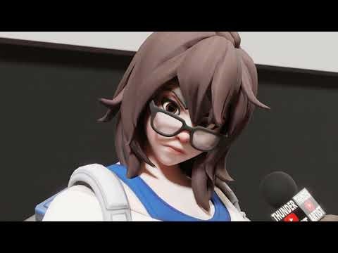 Mei The Rock Eyebrow Raise [Remastered] (Overwatch 2 Blender Animation)
