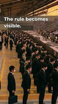 Why Train Platforms Have Queue Marks in Japan