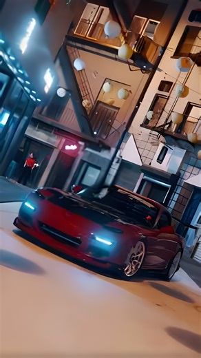 Night run in Gotham City exploring the streets with a unique car