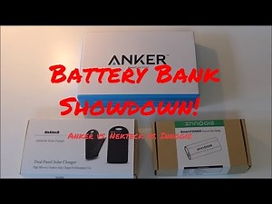 Battery Bank Showdown!!! (Anker vs Innogie vs Nekteck)