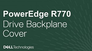 如何更換 PowerEdge R770 的磁碟機背板護蓋