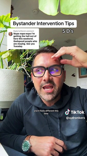 Replying to @Elena bystander intervention tips for those of staying this weekend! #fyp #washingtondc #inauguration #bystanderintervention #righttobe #deescalation #districtofcolumbia