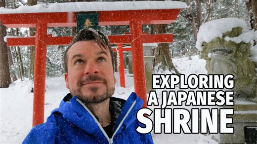Exploring Fudo Falls and Ancient Shrine in Hachimantai
