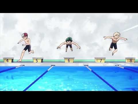 Who is the best swimmer ? Swiming Challenge | My hero academia