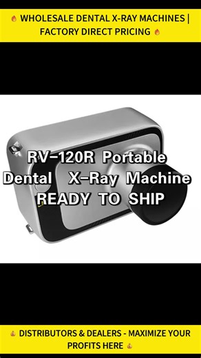 🔥 WHOLESALE DENTAL X-RAY MACHINES | FACTORY DIRECT PRICING 🔥 RV-120R Portable Dental X-Ray Machine - READY TO SHIP 💰 DISTRIBUTORS & DEALERS - MAXIMIZE YOUR PROFITS HERE 💰 PRODUCT SPECS: ✅ Ultra High Frequency Inverter Technology ✅ Single-Ended Solid-State Insulation ✅ Portable Design - Perfect for clinics & mobile units ✅ Dual Application: Dental Veterinary use ✅ Crystal Clear Imaging - Low artifact, high definition ✅ Lead Glass Protection - Minimized radiation exposure 🎯 WHY BULK BUY FROM 