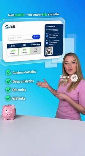 QuitURL — Best Bitly Alternative (Faster • Branded Links)