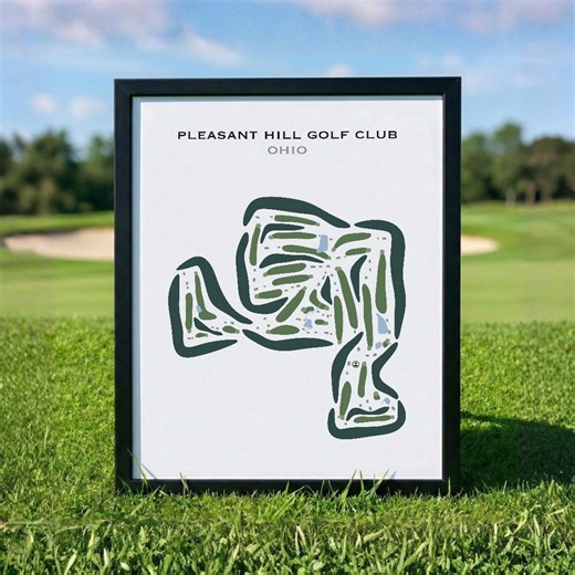 Pleasant Hill Golf Club, Ohio | Golf Course Map, Golf Map, Golfer Gift for Him, Scorecard Layout, Golfer Boyfriend Gift, Art Print Decor - Etsy UK