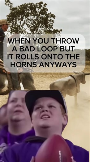 I’d rather be lucky than good 😂 #team-roper #teamroping #header #heading #rodeo #steers