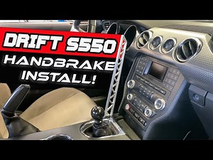 Installing a Scotidi "Hydro" Handbrake in the Drift S550 Mustang!