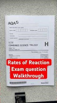 How does temperature affect the rate of reaction? #chemistry #aqa #ratesofreaction #asapscience