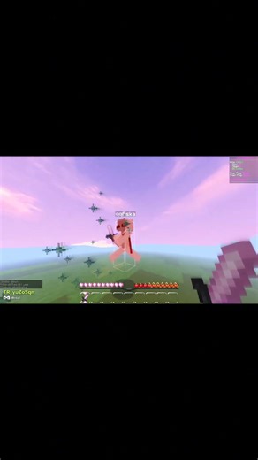 Normal minecraft boxing player (this is how combos should look like 1.8.9)