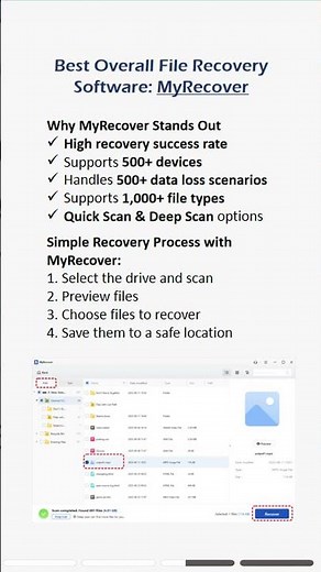 Best Windows 10/11 File Recovery Software (Expert Guide) #windows