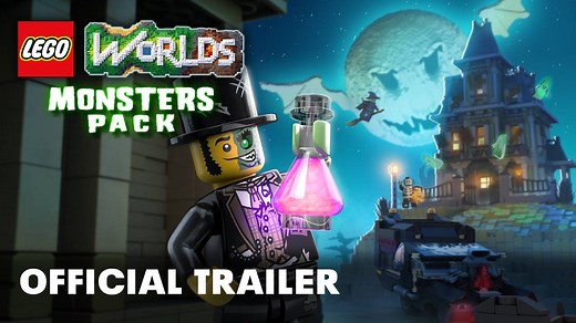 Trick-or-treat yourself to fantastically frightful characters, vehicles, quests and more in the all-new Monsters Pack for LEGO Worlds! | LEGO Worlds