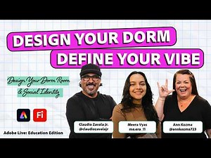 Design Your Dorm Room & Social Identity with AI | Adobe Firefly & Express for Students