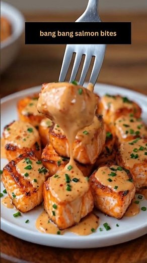 Crispy Bang Bang Salmon Bites