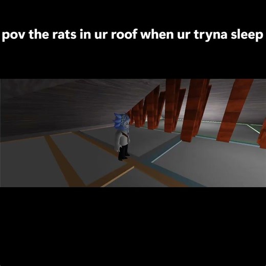 pov the rats in the roof when u tryna sleep (gimme tips) roblox animation