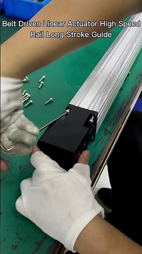 Assembly Live - Belt Driven Linear Actuator High Speed Rail Long Stroke Guide