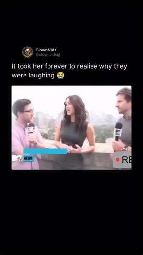 @clownvids on Instagram: "This video is a short clip of actress Jennifer Lawrence being interviewed by two male reporters, likely for MTV News, where she makes a quick, slightly suggestive remark that causes both men to burst into laughter. After being introduced to the two interviewers, she appears to be asked a lighthearted question about them, perhaps which one she prefers or who is better, to which she instantly replies, “I’ll take both,” followed by a quick, slightly nervous laugh. This see