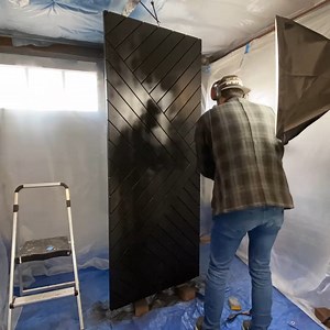 6.9K views · 214 reactions | Check out how I made a one of a kind barn door out of a few simple materials. | BYOT | Facebook