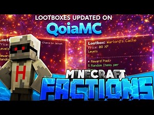 Minecraft Bedrock Factions 1.21 – The BEST New MCPE Server | 📦 NEW LOOTBOX OPENING!!