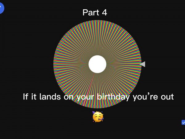Part 4 #spinthewheel #spinwheel #birthday #bday #winner