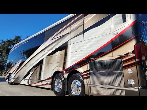 Tour of 2023 Prevost Liberty Coach with Quad Slides and Super Suite Bedroom!!