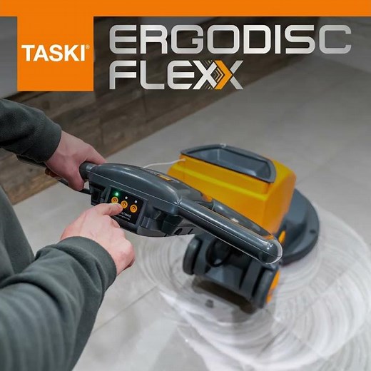 TASKI ERGODISC FLEXX - your cordless, versatile machine