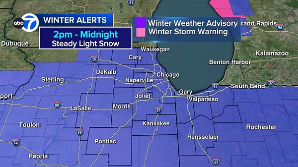 Continuing snowfall creates slick roads across Chicago area, causes more delays at O'Hare