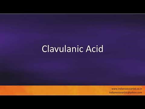 Pronunciation of the word(s) "Clavulanic Acid".