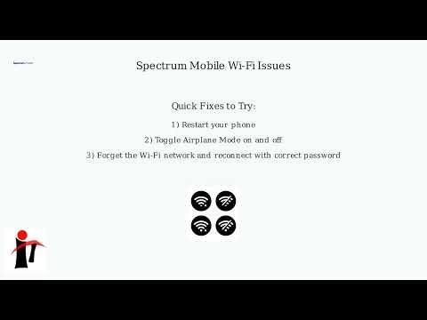 How to Fix Spectrum Mobile Not Connecting to Wi-Fi – iPhone & Android Tips