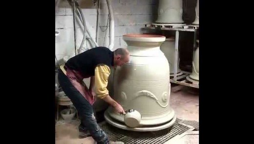 陶瓷的上釉过程！