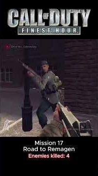 Road to Remagen. Call of Duty: Finest Hour #shorts