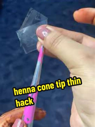 How to Make a Thin Henna Cone Tip for Precise Designs